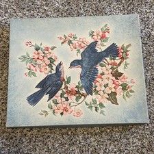 Pair of EMPTY Vintage Greeting Card Boxes/ Vintage Gift Box picture