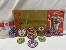 Boy Scouts of America Lot -Patches, 1960 National Jamboree 50th, Christmas Gift picture