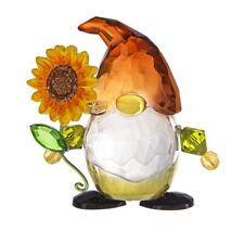 Sunflower Gnome Figurine Crystal Expressions 2.5