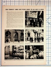 1930s IRA Bombings London Magazine Page Irish Republican Army Ephemera picture