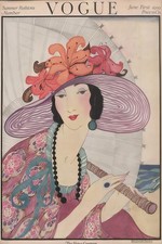 Vogue (1910) Summer Fashions 🌸 Art Print - 16x24” - Premium 💎 Art Print picture