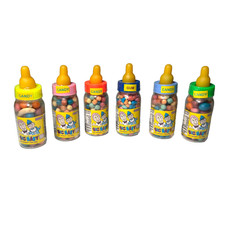 Alberts Big Baby Bottle Bubble Gum Candy Container Sealed 90s Vintage 1992 LOT 6 picture