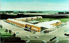 Ramada Inn Exit 36 Interstate 90 Syracuse New York Birds Eye View DB Postcard picture