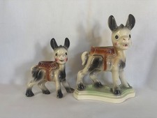 2 Vintage Rempel Diamond Pottery Balky The Mule picture