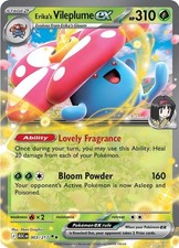 Pokemon Erika's Vileplume ex Holofoil ME: Ascended Heroes 003/217 picture