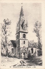 50 BRIQUEVILLE SUR MER CHURCH NOTRE DAME picture