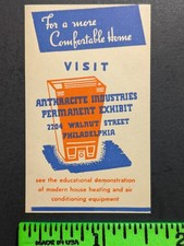 Vintage Anthracite Industries Exhibit Poster Stamp picture