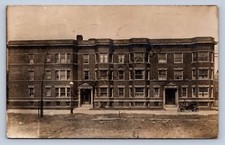 K7/ Chicago Illinois RPPC Postcard c1910 Apartment Building Automobile 530 picture