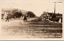 Hiawatha, Kansas KS Looking East On Main Street RPPC Real Photo Postcard   1910 picture