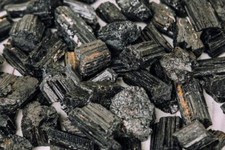 Black Tourmaline Crystals Raw Rough Haystack Healing Stones Bulk from Brazil picture