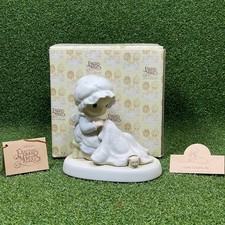 Vintage 1984 Precious Moments Love Covers All Porcelain Figurine Model 12009 picture