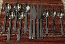 12 Pc Calderoni Inox CDW8 Stainless 18/10 Flatware Teaspoons Knives Soup Spoons picture