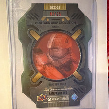 Upper Deck 2020 Halo Legacy Cortana Chip Evolution DCC-31 Rampancy Red 02/25 picture
