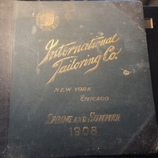 1908-1920s  International Tailoring Co. Scrapbook Animals, Ads, People, Children picture