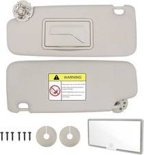 Gray Sun Visor Pair 95034256 95034253 without Light picture