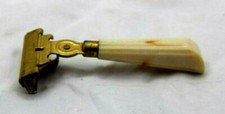 Razor Eversharp Shick Gold Tone Bakelite Handle 3.5