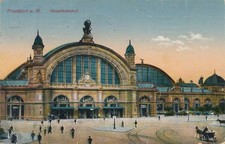 PK: Frankfurt a. M., Central Station, Coloured, Historic PK, unused X26 picture