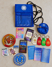 Narcotics Anonymous NA Collectibles Lot – Keychains, Magnets, Pin, Pouches picture