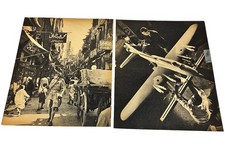Lot of 7 Original Fortune  Magazine Pages From Sept 1944 WWII era with Images. picture