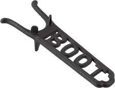 FARM in Farmhouse Boot Jack Puller Rustic Shoe Jack Remover Heavy Duty Cast Iron picture