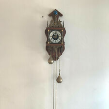 Franz Hermle Clock Dutch Style Pendulum Wall Clock Herman Miller Germany AS IS picture