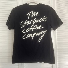 Starbucks 50th Anniversary 1971-2021 Employee Partner T-Shirt Black Size M picture