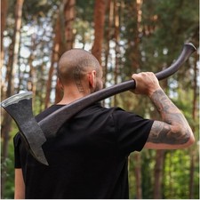 Firemans axe Hand forged Firefighter axe tool 6.7 lb High carbon steel picture