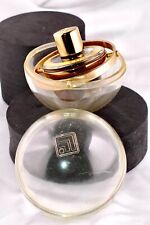 Vintage Lucien Lelong Cachet Perfume in a Cylindrical Bottle/Gyroscope  w/Case picture
