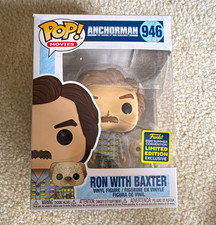 Funko Pop Vinyl Pop Movies Anchorman Ron Burgundy w/ Baxter #946 Exclusive picture