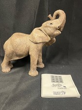 Hoot The Herd by Martha Carey Elephant Figurine 3205 1993 BROKEN TUSKS picture