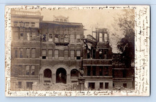 RPPC 1906. SAN JOSE, CALIF. EARTHQUAKE DAMAGE, HOTEL.  POSTCARD picture