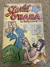 Starlet O'Hara in Hollywood #1 Standard Comic 1948 Negligee Panels GGA  RARE picture