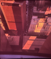New York City Skyline View World Trade Center 1997 Stereo Slide picture