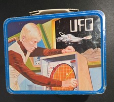 Vintage UFO Lunchbox & Thermos - British Sci-Fi TV - Aliens - 1973  picture