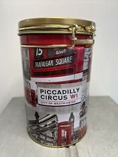 London England Piccadilly Circus EMPTY Collectable Tin Can picture