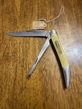VINTAGE 1974 CASE XX WHITE FISHING KNIFE  #32095 SS  SIX DOT picture