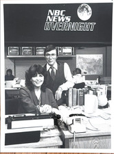 Vintage 1982 NBC News Overnight Press Photo Linda Ellerbee Lloyd Dobyns picture