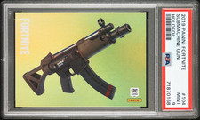 2019 PANINI FORTNITE SERIES 1 USA #104 SUBMACHINE GUN HOLOFOIL PSA 8 NM-MT picture