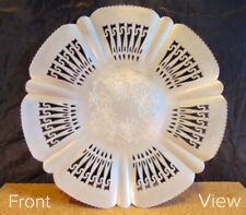 Vintage Farber & Shlevin Hand Wrought Aluminum Serving Tray #1761 Poinsettia picture