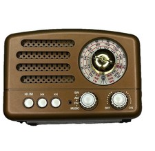 Prunus J-160 Retro Transistor Radio Battery Operated Am Fm Sw Radios With Box picture