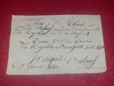 [COLLECTION ADOLPHE THIERS] Superb Signed Autograph Document Emile Babeuf 1840 picture