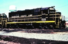 SEABOARD COAST LINE (SCL) GP40 1509 Duplicate slide--Ex. Atlantic Coast Line picture