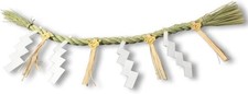 Shimenawa Kamidana Shinto Japan Sacred Straw Rope Length 50cm Made in Japan picture