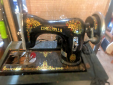 Vintage Japan Cinderella Small 19 lb. Portable Sewing Machine Restoration Repair picture
