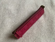 GUCCI pencil case/pencil case pink Used Item Good Condition From Japan  picture