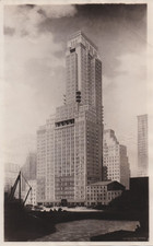 1932 Press Photo Architect Drawing of the Manhattan Battery Tower, New York City picture