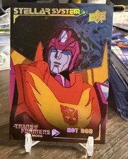 Transformers 40th Upper Deck Stellar System SS-3 CYBERTRON GOLD  5/5 Hot Rod 🤯 picture
