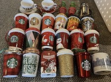 Lot Of 23 STARBUCKS Christmas Ornaments Cities States Novelties Figurals Nice picture