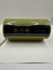Vintage Sankyo Time Glo 441 Digital Alarm Clock Avocado Green picture