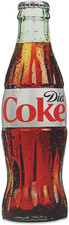 Coca-Cola Diet Coke Bottle Metal Wall Decor picture